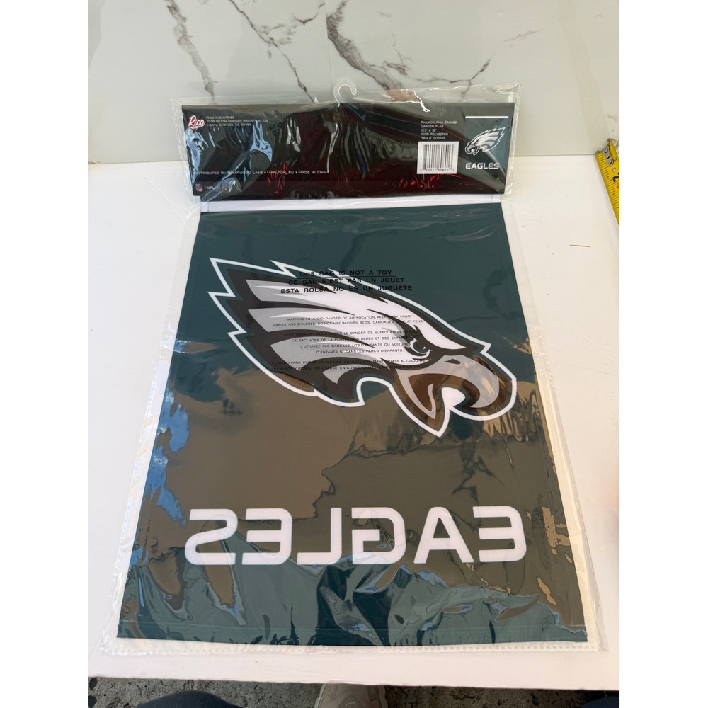 NFL Philadelphia Eagles Garden Flag 12.5x18 All-Weather Banner G01045 NEW - Picture 4 of 5
